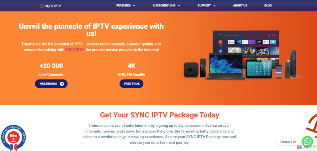 Top SYNC IPTV Free Trial: Enjoy 24 Hours of Premium Streaming