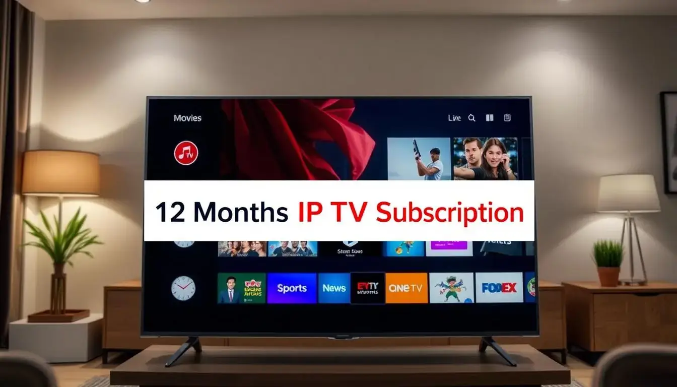 Best 1 Year IPTV Subscription For Entertainment Fans